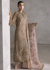 Laconic By Flossie Embroidered Chiffon 3 Piece Unstitched Suit FL25LV9 D-FE-910